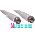 Satelliet kabel, Antenne Coax kabel 20 meter met F-conn, 10 meter of meer, Nedis, Nieuw, Info@marbeco.nl