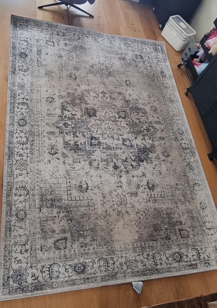 Vloerkleed Volero vintage Grijs 200 x 290 cm, Huis en Inrichting, Ophalen, Gebruikt, Vintage, 200 cm of meer