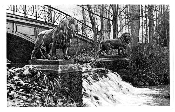 939324 Apeldoorn Hooge Vijver Koningklijk Park 1935 Gelopen, Verzamelen, Ansichtkaarten | Nederland, Gelopen, Noord-Brabant, 1920 tot 1940