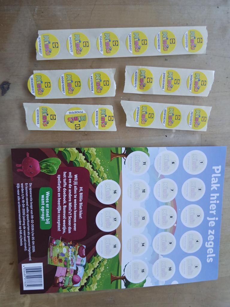 Lidl Mini's zegels en spaarkaart, Verzamelen, Supermarktacties, Lidl, Ophalen