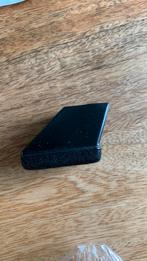 FLOOQ - STOELPOOTDOPPEN- RECHTHOEKIG SCHUIN.2stoelen60-45, Overige materialen, Twee, Zwart, Nieuw