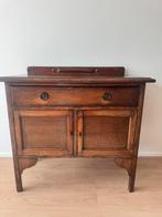 Houten brocante antiek kastje met lade, Ophalen