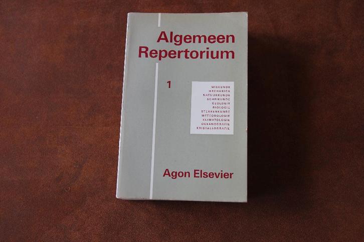 Algemeen repertorium, Boeken, Wetenschap, Gelezen, Natuurwetenschap, Ophalen of Verzenden