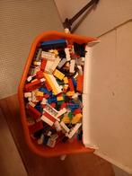Partij LEGO in ton met onderplaat, Ophalen, Gebruikt