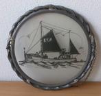 Raamhanger Boot met sierrand - Glas-in-Lood, Gebruikt, Ophalen of Verzenden, Nvt, Nvt