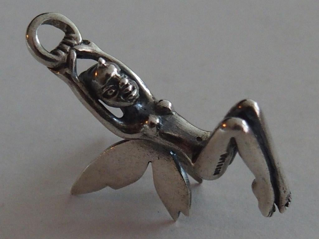 ZILVEREN HANGER: TROLLBEADS ELFJE, Verzenden, Zo goed als nieuw, Trollbeads, 1 bedel