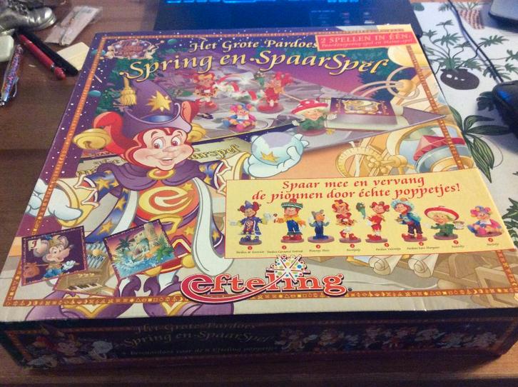 Efteling: Het grote Pardoes spring spaarspel compleet, Verzamelen, Efteling, Zo goed als nieuw, Overige typen, Ophalen of Verzenden