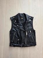 Gilet biker jack zwart PU leer Seven Sisters XS nieuw biker, Seven Sisters, Zwart, Nieuw, Ophalen of Verzenden