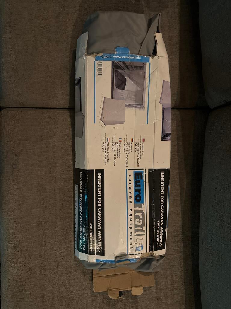 Euro Trail Binnentent voor voortent caravan - Nieuw!, Caravans en Kamperen, Tenten, Ophalen, Nieuw, Tot en met 2