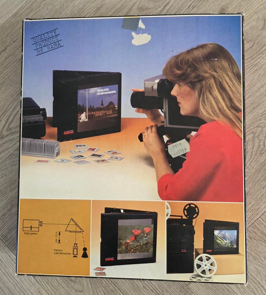 Hama telescreen  dia video films transfer, Ophalen, 35mm film