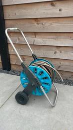 Tuinslang met haspel op wielen (zonder sproeikop), Tuin en Terras, Ophalen, Gebruikt, Tuinslang