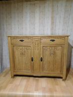 blank eiken dressoir, Huis en Inrichting, Kasten | Dressoirs, Ophalen, Eikenhout, Zo goed als nieuw, 25 tot 50 cm