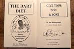 2 boekjes over Barf Diet; natuurlijke voeding voor hond en k, Ophalen of Verzenden, Gelezen, Honden