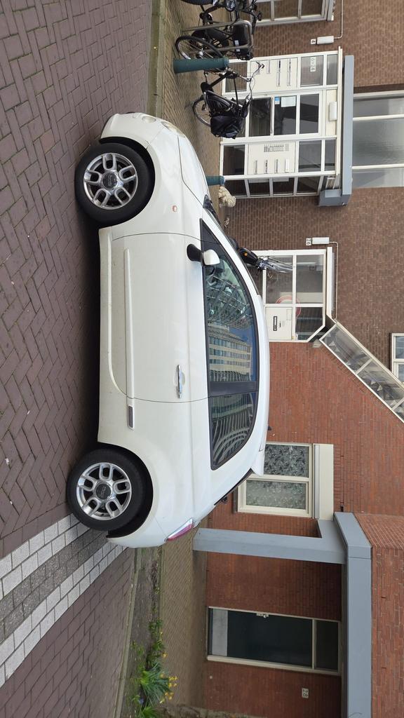 Fiat 500  2008 wit – Meeneemprijs, Auto's, Fiat, Particulier, ABS, Airbags, Airconditioning, Alarm, Centrale vergrendeling, Climate control