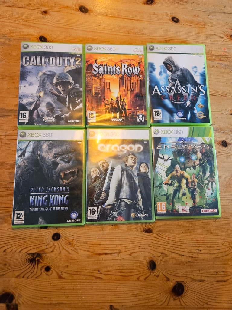 Xbox 360 Games: Call of Duty 2, Saints Row, Assassin's Creed, Spelcomputers en Games, Games | Xbox 360, Avontuur en Actie, Online