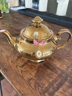 Gouden Theepot 'Little Diva' met Roze Details, Ophalen, Keramiek, Overige typen, Zo goed als nieuw