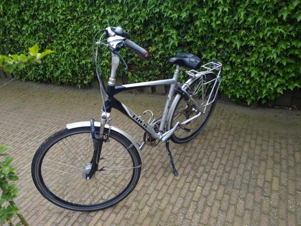 heren fiets van merk Trek, Gebruikt, Velgrem, Versnellingen, 53 tot 57 cm