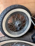 Voor en achterwiel compleet van harley softail heritage., Motoren, Ophalen of Verzenden, Gebruikt