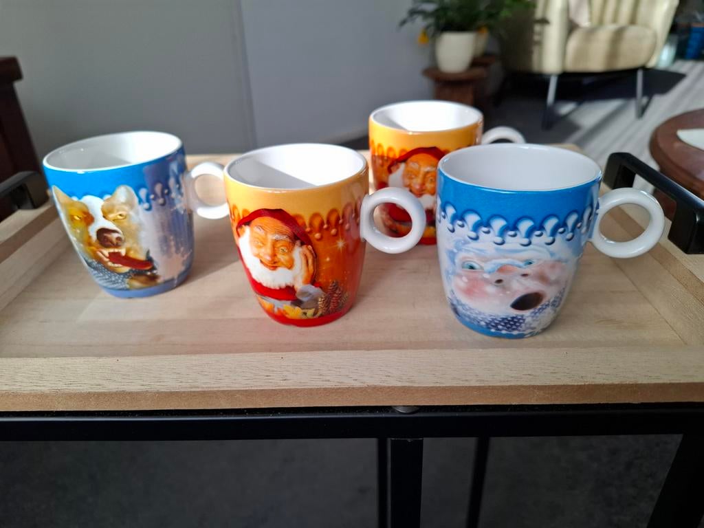 Efteling senseomokjes - Set van 4, Ophalen of Verzenden, Zo goed als nieuw, Beeldje of Poppetje