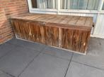 Zware houten kist voor tuinkussens, Tuin en Terras, Ophalen, Gebruikt, Hout, Overige typen
