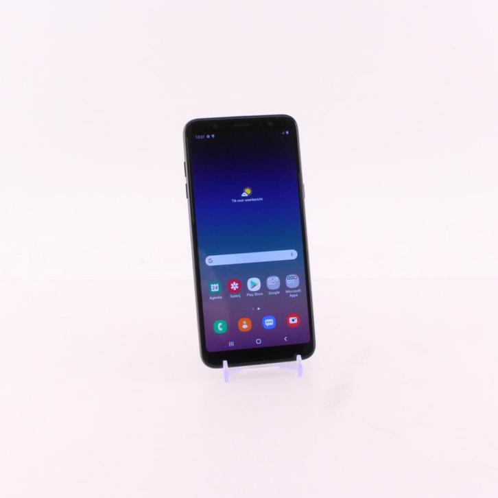 Samsung Galaxy A6 Plus 32GB Zwart | Met garantie, Telecommunicatie, Mobiele telefoons | Samsung, Zo goed als nieuw