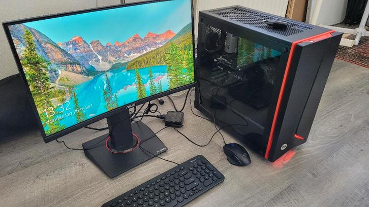 Intel i7- 6700 CPU -3,4 Ghz Desktop compleet 16GB RAM, Computers en Software, Desktop Pc's, Gebruikt, 3 tot 4 Ghz, HDD, SSD, 16 GB