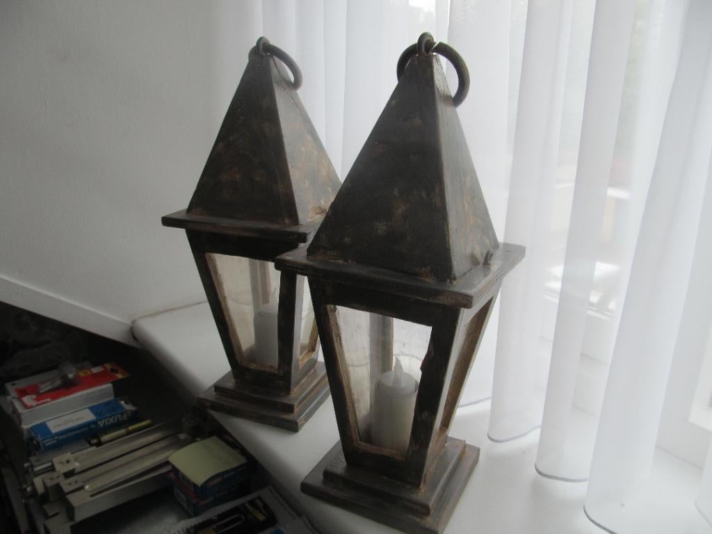 4 x Theater Lantaarns, Ophalen, Zo goed als nieuw, Toneelattributen of Onderdelen