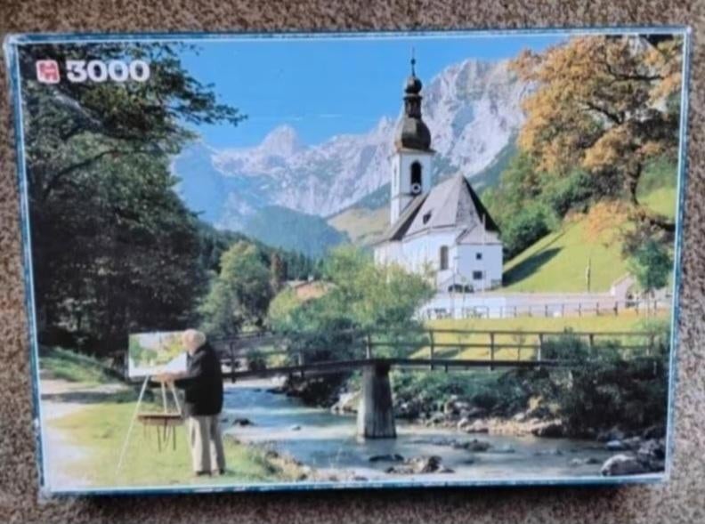 Jumbo puzzel 3000 stukjes 'Ramsau Duitsland', Ophalen, Meer dan 1500 stukjes, Zo goed als nieuw, Legpuzzel