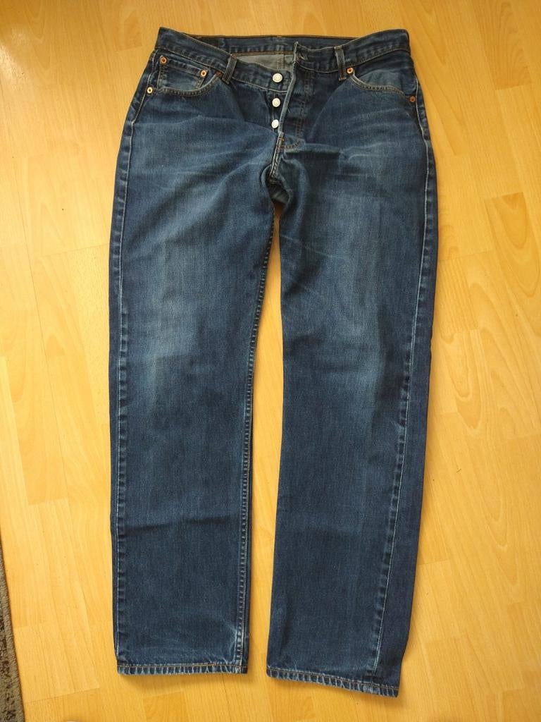 Levis 501 spijkerbroek W36 L34, Kleding | Heren, Spijkerbroeken en Jeans, Ophalen, Zo goed als nieuw, Blauw, W36 - W38 (confectie 52/54)