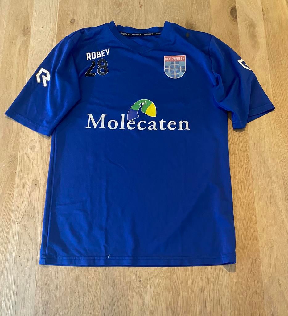 Voetbalshirt PEC Zwolle maat S, Ophalen of Verzenden, Zo goed als nieuw, Maat 46 (S) of kleiner, Blauw