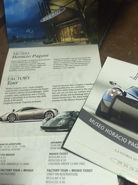 Pagani Zonda fraaie originele brochure/auto folder, Ophalen, Nieuw, Overige merken