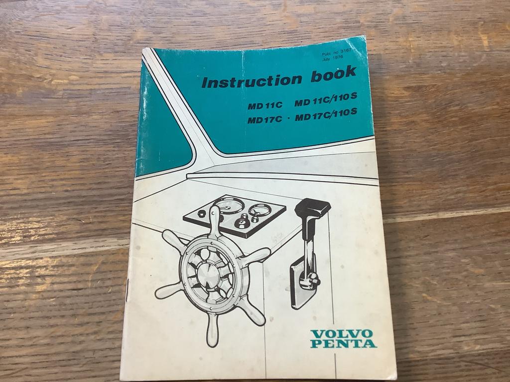 Handleiding Volvo Penta MD11C en MD17C, Watersport en Boten, Accessoires en Onderhoud, Ophalen of Verzenden, Gebruikt, Onderhoud en Reparatie