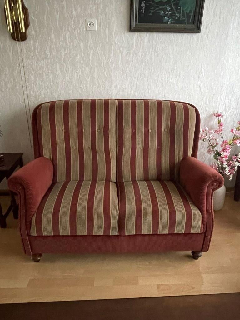 2 1/2 zits bank, Huis en Inrichting, Banken | Bankstellen, Ophalen, Tweepersoons, 75 tot 100 cm, Stof