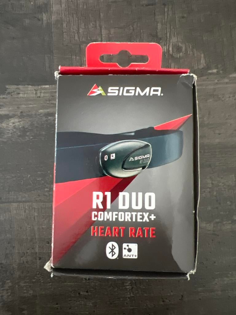 Sigma R1 Duo Comfortex+ Hartslagmeter Borstband, Ophalen of Verzenden, Nieuw, Sigma, Met borstriem