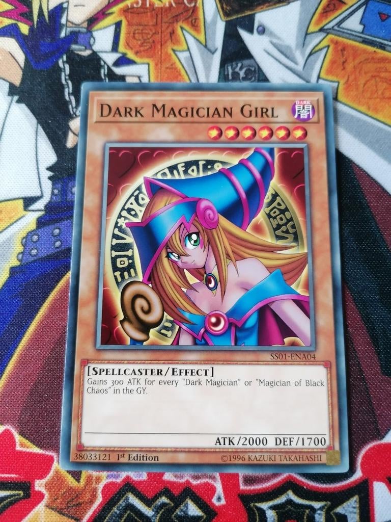 Dark Magician Girl - SS01 - Yu-Gi-Oh, Hobby en Vrije tijd, Verzamelkaartspellen | Yu-gi-Oh!, Ophalen of Verzenden, Zo goed als nieuw