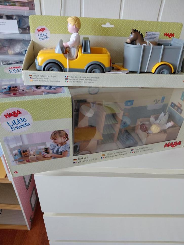 De dierenarts praktijk van haba little friends., Kinderen en Baby's, Speelgoed | Poppenhuizen, Poppenhuis, Ophalen of Verzenden