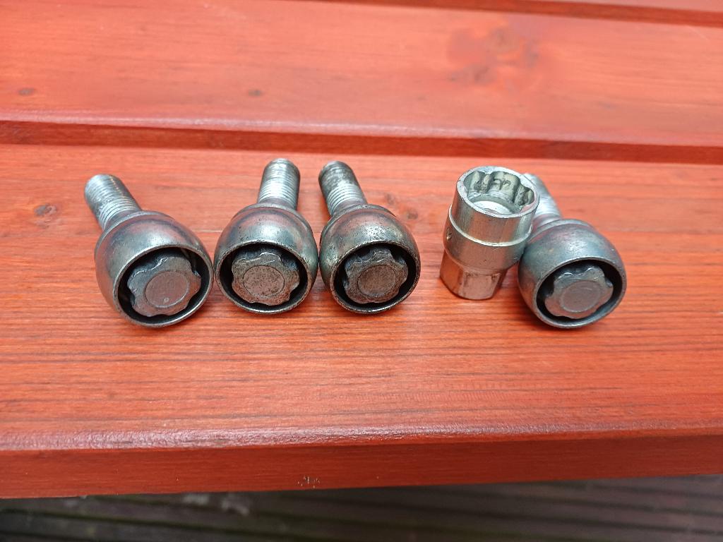 Set wielslotbouten, maat 12 x 1,5 voor o.a. Mercedes, Ophalen, Gebruikt