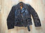 Leren jack, vintage maat 38/40?, Ophalen, Gedragen, Maat 38/40 (M), Bruin