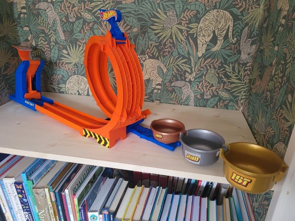 Hot Wheels Monster truck looping, Ophalen of Verzenden, Zo goed als nieuw, Jongen