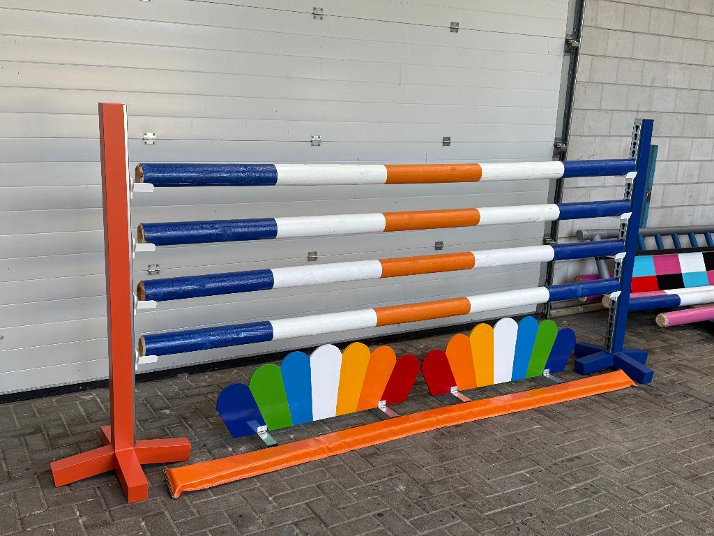 Aluminium Pringstaanders, Balken, softpoles, concourskasten, Dieren en Toebehoren, Paarden en Pony's | Overige Paardenspullen