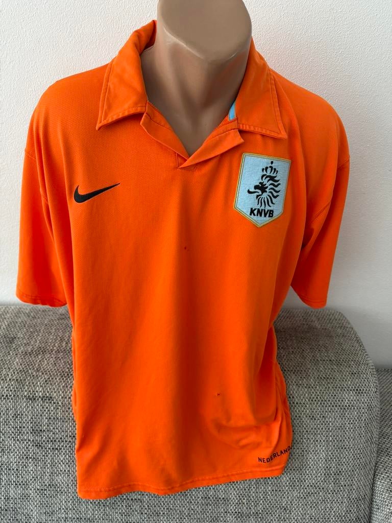 Nederlands Elftal Oranje voetbalshirt met kraag, Verzamelen, Ophalen of Verzenden, Zo goed als nieuw, Overige binnenlandse clubs