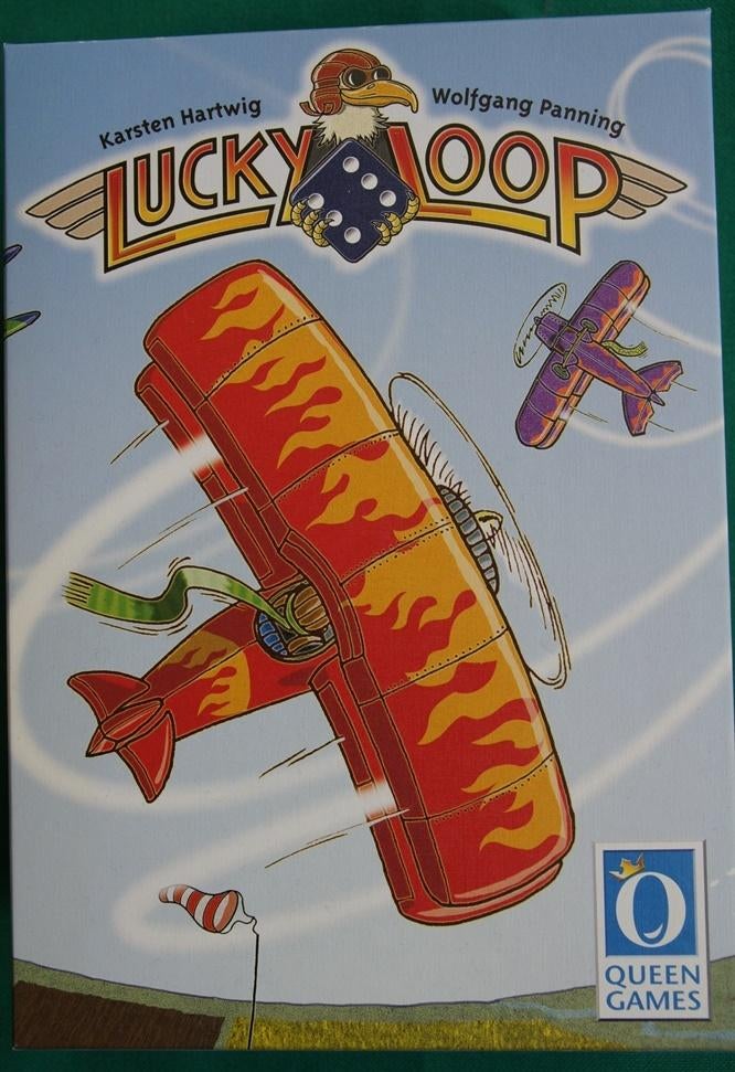 Lucky Loop, Hobby en Vrije tijd, Gezelschapsspellen | Bordspellen, Vijf spelers of meer, Ophalen of Verzenden, Gebruikt, Queen Games