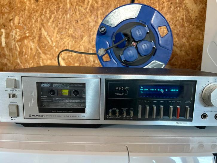 Pioneer Stereo Cassette Tape Deck CT-520 - opknapper, Audio, Tv en Foto, Cassettedecks, Enkel, Tape counter, Ophalen of Verzenden