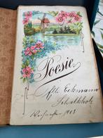 Antiek 1908 Poëzie album fraaie plaatjes, Ophalen of Verzenden