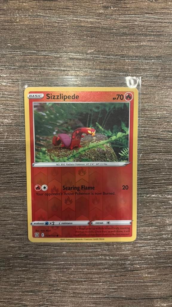 BST Sizzlipede 029/163 Reverse holo, Ophalen of Verzenden, Zo goed als nieuw