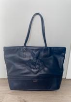 Vintage Bally Leather Tote, Overige merken, Blauw, Ophalen of Verzenden, Zo goed als nieuw