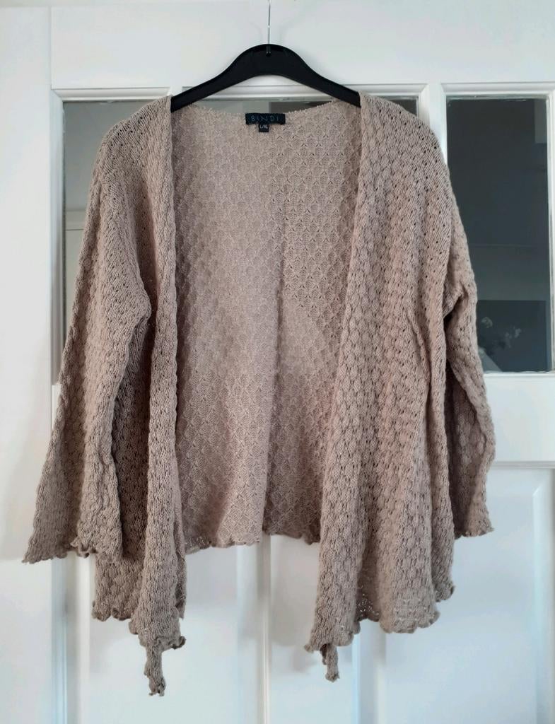 Bindi vestje van 100% katoen maat L/XL, Kleding | Dames, Bindi, Beige, Maat 42/44 (L), Ophalen of Verzenden