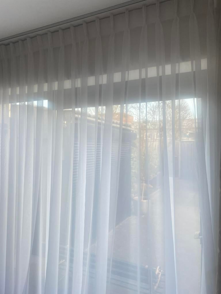 Prachtige Vitrage inbetween gordijnen 200x265, Ophalen of Verzenden, Zo goed als nieuw, 200 cm of meer