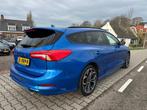 Ford Focus Wagon 1.5 EcoBoost ST Line Business, B&O, Camera,, Gebruikt, Blauw, Leder en Stof, Origineel Nederlands