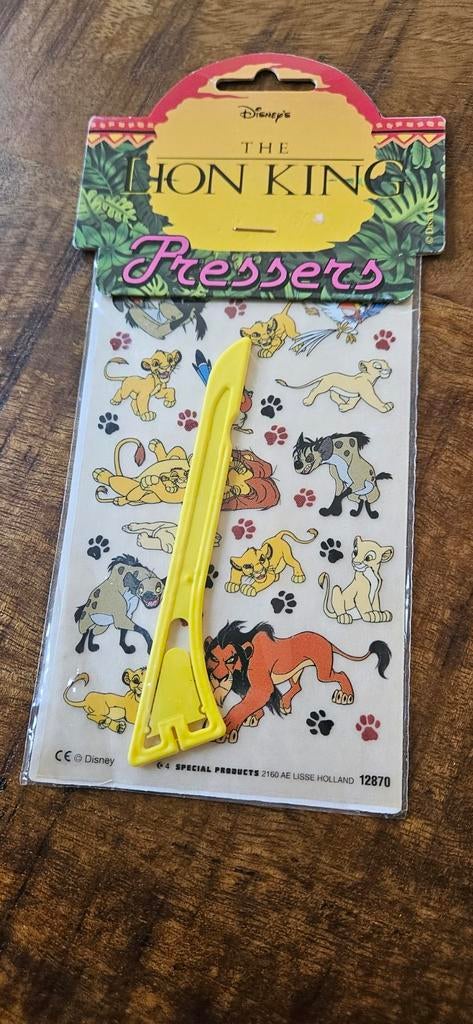 Pressers stickers van de lion king walt disney, Ophalen of Verzenden